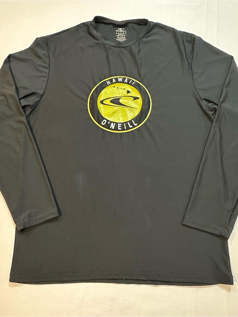 O’Neill Hawaii UPF 50+ HyperDry Rash Guard Large